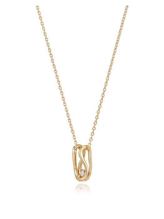 商品hyeres-lor|Petitlor 14K U Necklace HL4N12400Y4420,价格¥2930,第4张图片详细描述