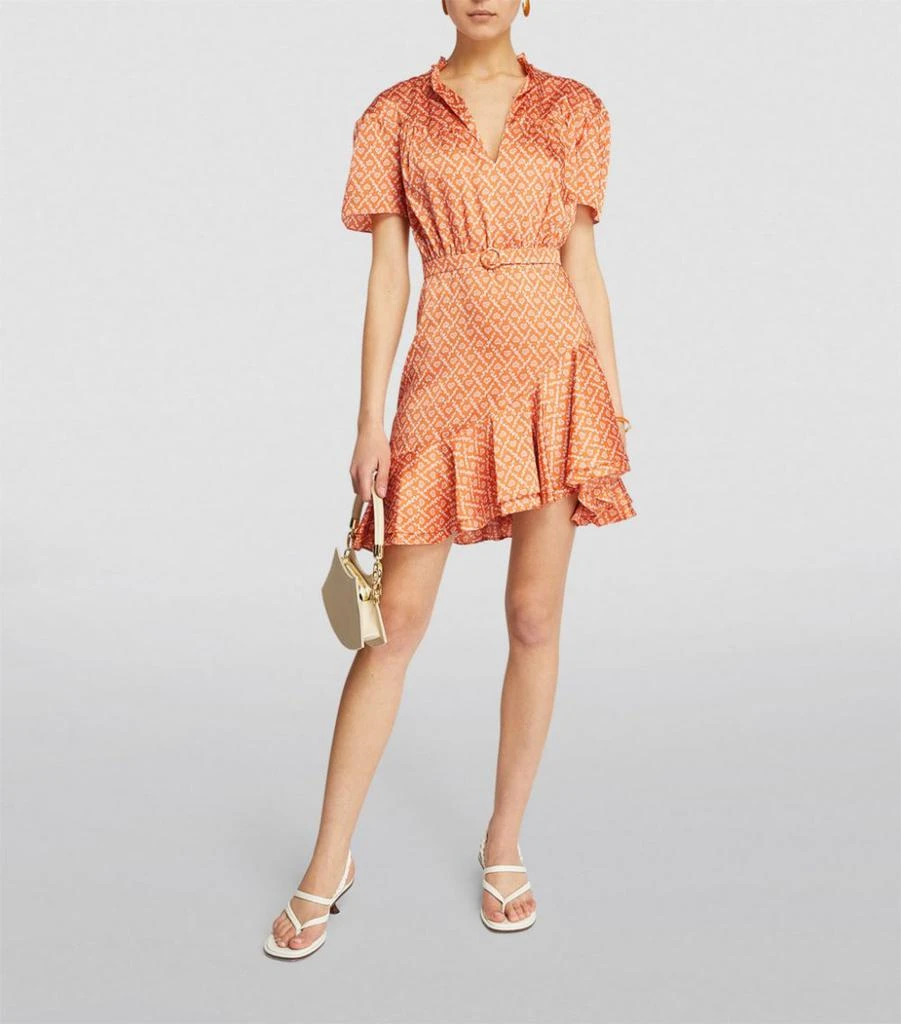 商品Sandro|Belted Heart Print Mini Dress,价格¥1530,第2张图片详细描述