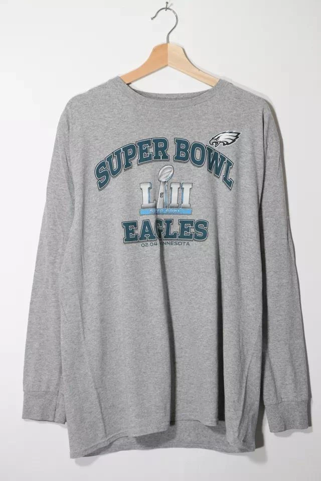 商品Urban Outfitters|Vintage NFL Philadelphia Eagles Superbowl Long Sleeve T-shirt,价格¥1126,第1张图片