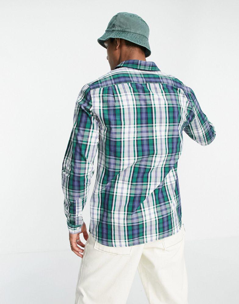 Lacoste check long sleeve shirt商品第2张图片规格展示