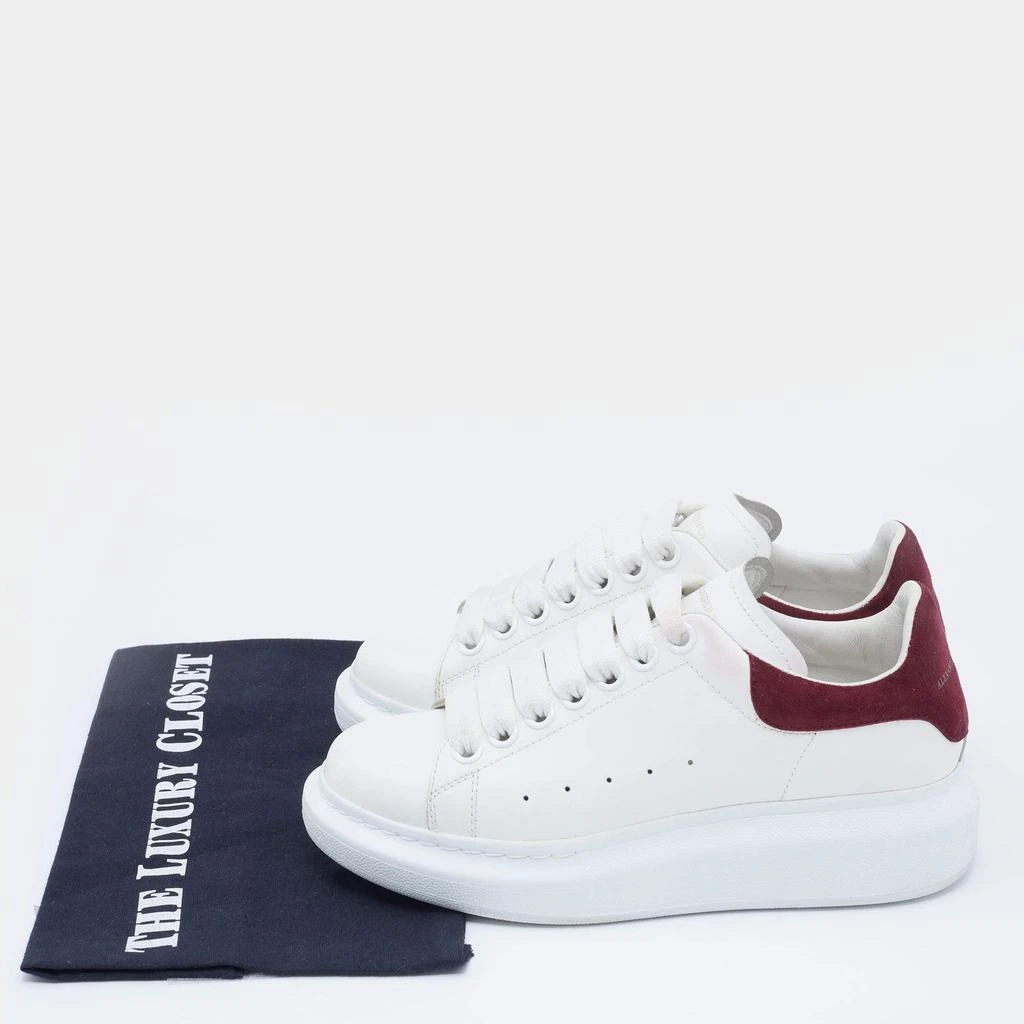 Alexander McQueen White Leather Oversized Low Top Sneakers Size 35.5 商品