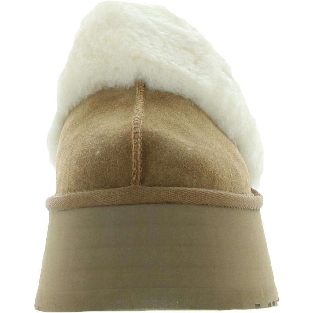 商品UGG|Ugg Funkette Women's Suede Sheepskin Slingback Platform Slippers,价格¥680,第7张图片详细描述