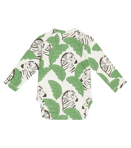 商品Mini Rodini|婴幼儿 — Zebras印花针织连身衣,价格¥231,第2张图片详细描述