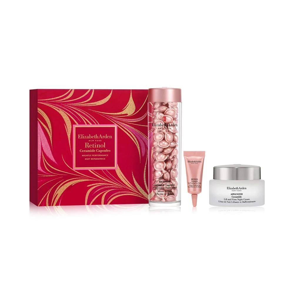 商品Elizabeth Arden|3-Pc. Retinol Ceramide Capsules Nightly Performance Skincare Set,价格¥1097,第1张图片