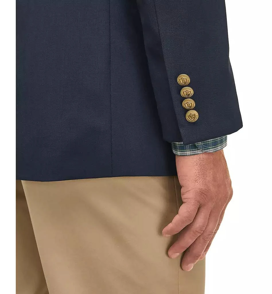 商品Brooks Brothers|Men's Classic-Fit Navy Stretch Wool Blend Blazer,价格¥2104,第5张图片详细描述