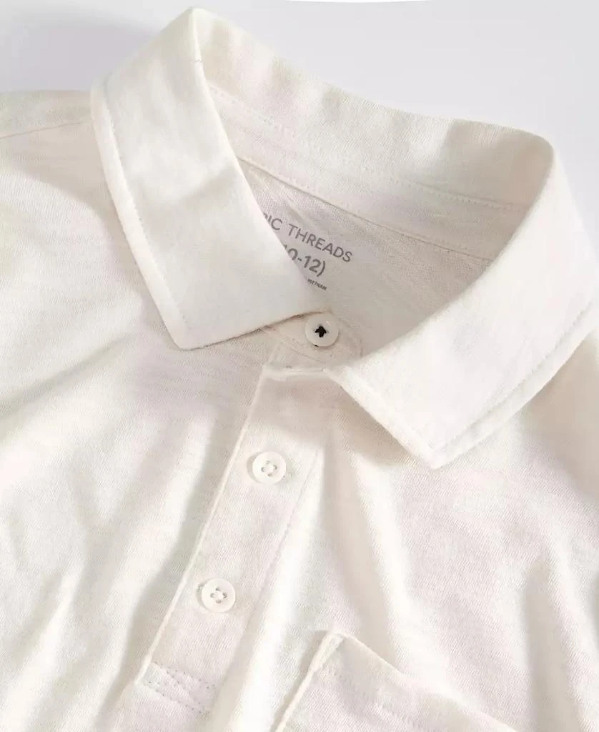 商品Epic Threads|Little & Big Boys Slub Polo Shirt, Created for Macy's,价格¥46,第3张图片详细描述