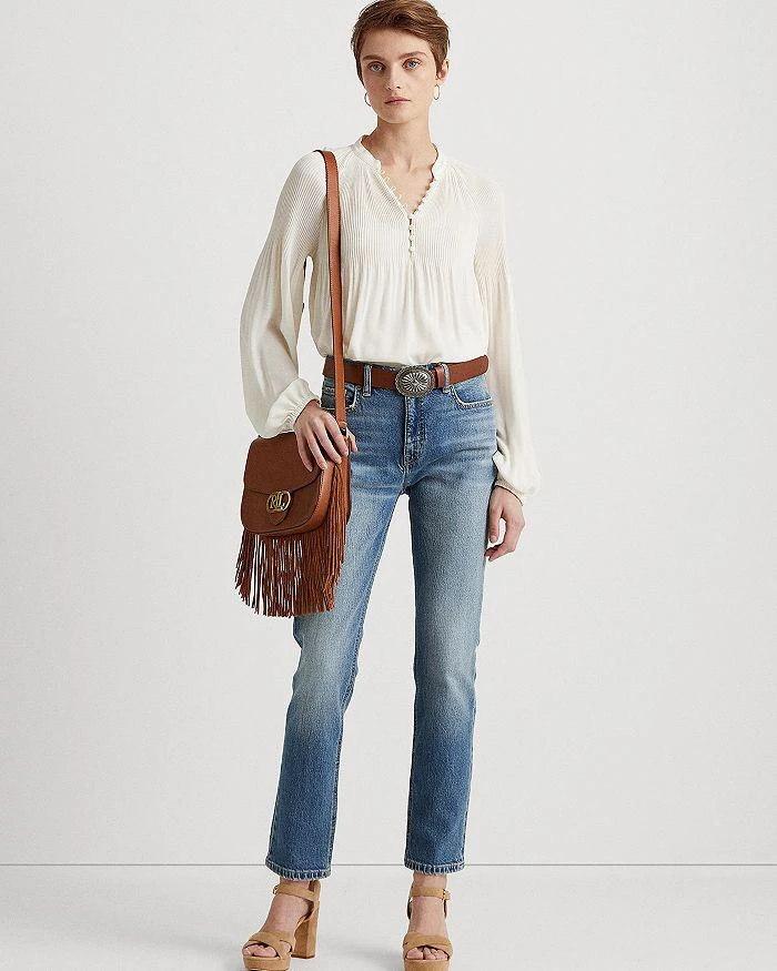 商品Ralph Lauren|Pleated Georgette Blouse,价格¥311,第2张图片详细描述