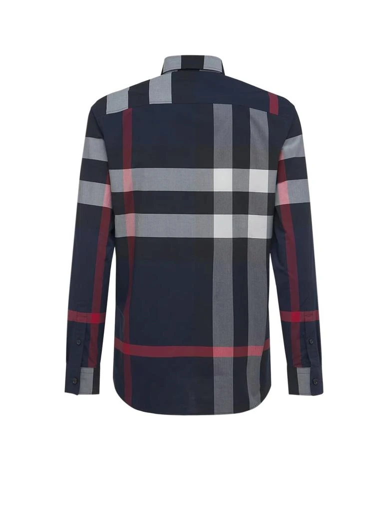 商品Burberry|Burberry Check-Pattern Long Sleeved Shirt,价格¥4067,第2张图片详细描述