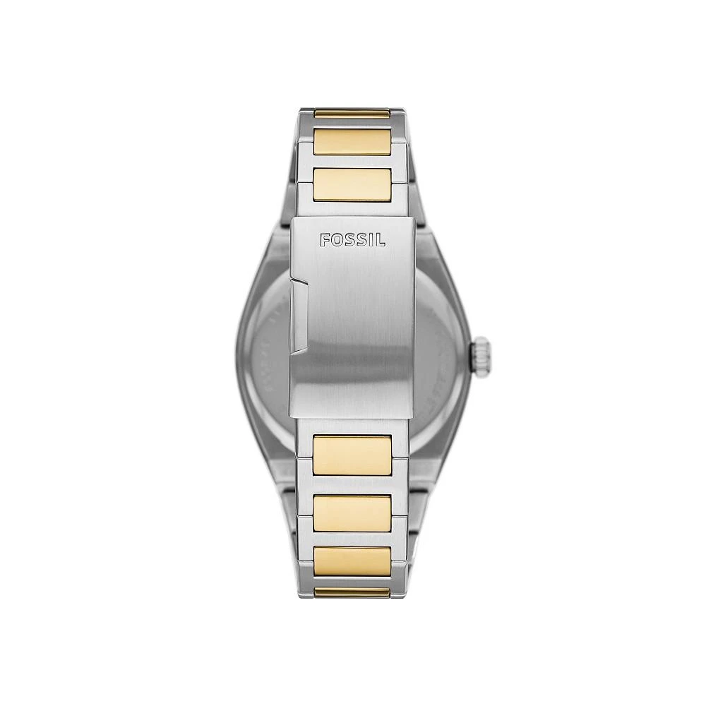 商品Fossil|Men's Everett Two-Tone Stainless Steel Bracelet Watch 42mm,价格¥953,第3张图片详细描述