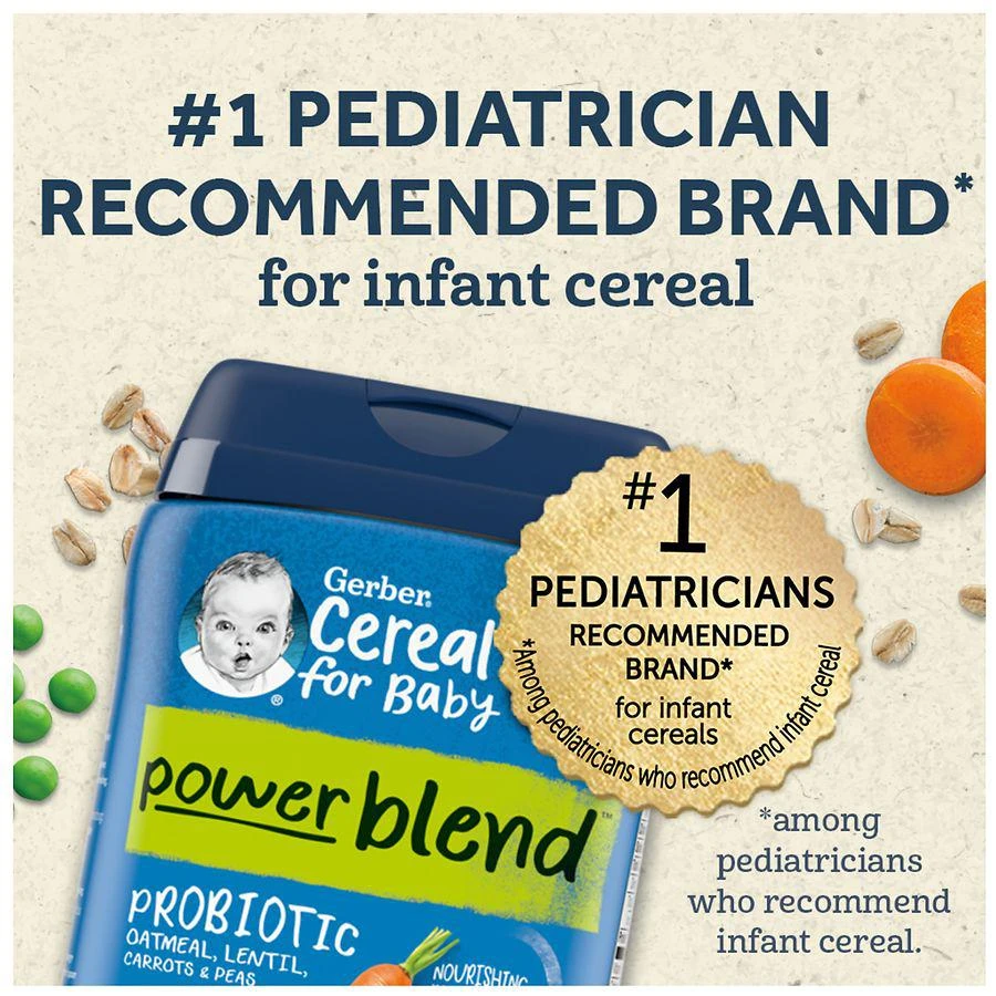 Power Blend Probiotic Cereal for Baby Oat Lentil Carrot Apple 商品