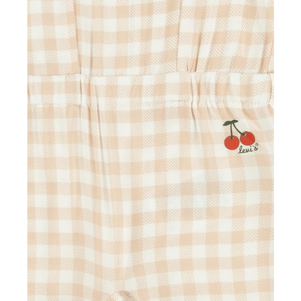 商品Levi's|Baby Girls Smocked Sleeveless Jumpsuit,价格¥106,第3张图片详细描述