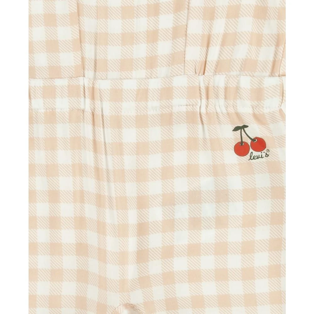 商品Levi's|Baby Girls Smocked Sleeveless Jumpsuit,价格¥83,第3张图片详细描述