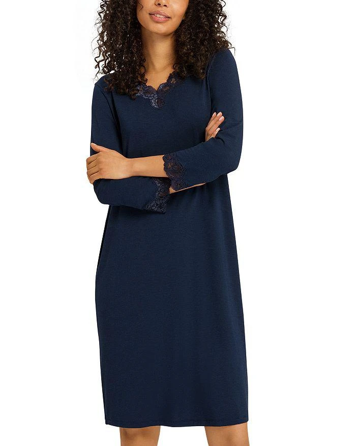 商品Hanro|Natural Elegance Lace Trim Nightgown,价格¥857,第3张图片详细描述