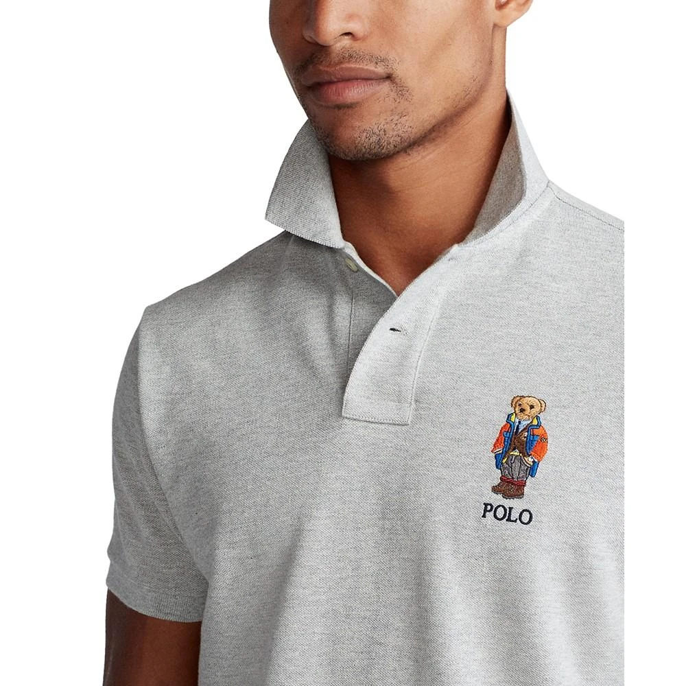 商品Ralph Lauren|Men's Custom Slim Fit Polo Bear Polo Shirt,价格¥557,第3张图片详细描述