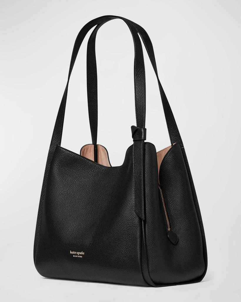 商品Kate Spade|large pebbled leather hobo shoulder bag,价格¥2983,第5张图片详细描述