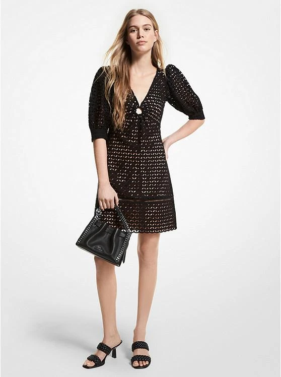 商品Michael Kors|Eyelet Cotton Lawn Dress,价格¥569,第1张图片