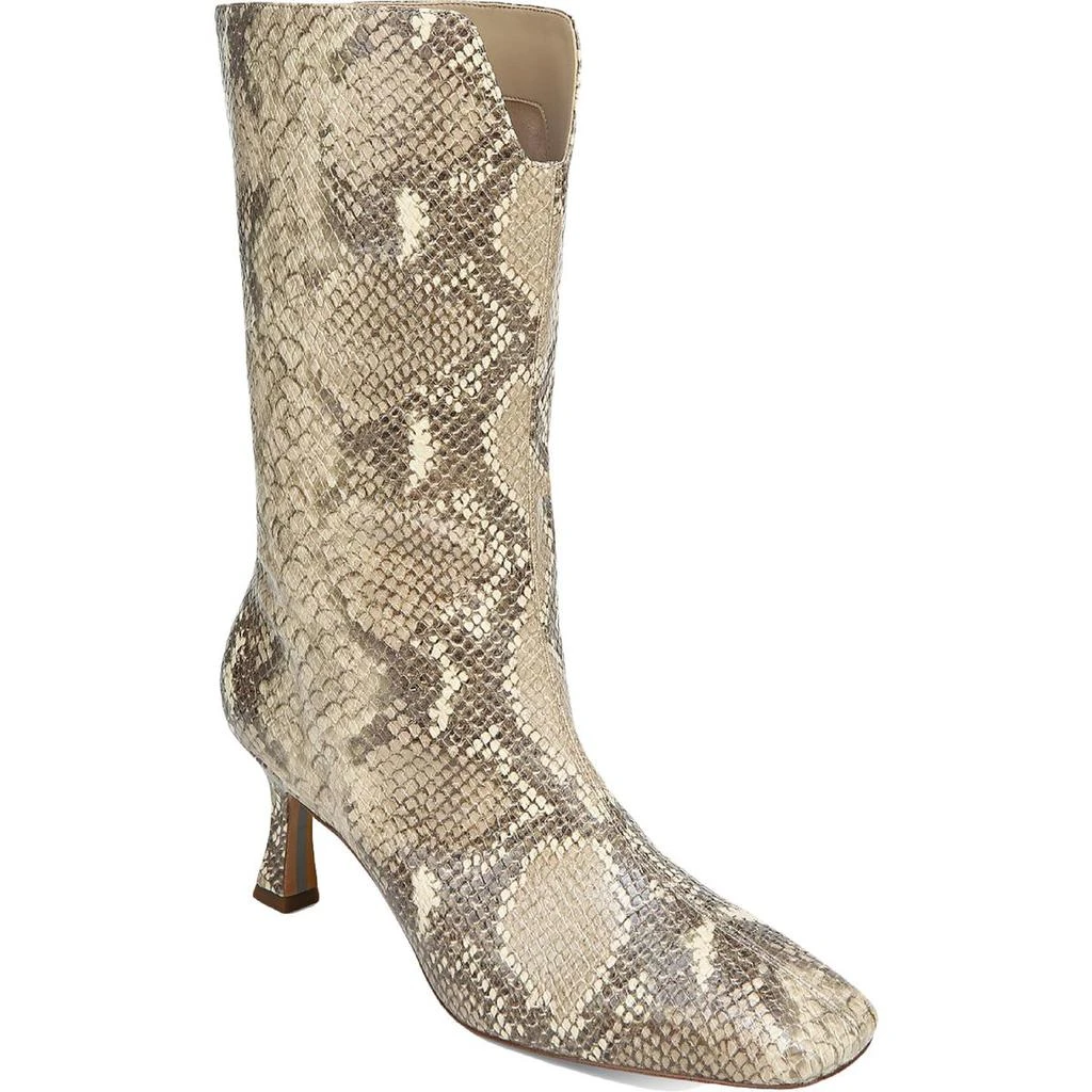 商品Sam Edelman|Sam Edelman Womens Lolita Leather Square Toe Mid-Calf Boots,价格¥193,第2张图片详细描述