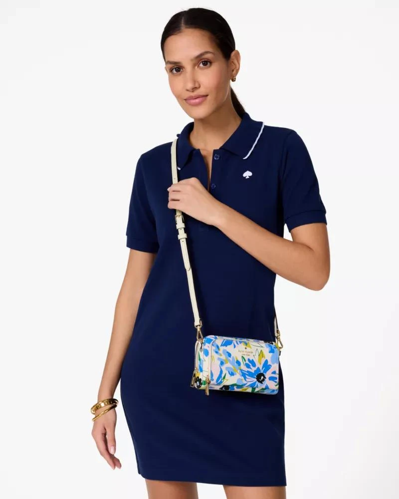 商品Kate Spade|Staci Floral Dual Zip Around Mini Crossbody,价格¥591,第2张图片详细描述