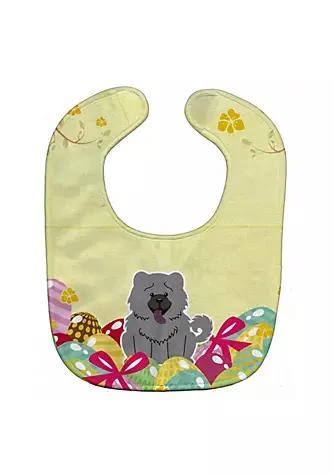 商品Carolines Treasures|Treasures Carolines Treasures Bb6139bib Easter Eggs Chow Chow Blue Baby Bib,价格¥135,第1张图片