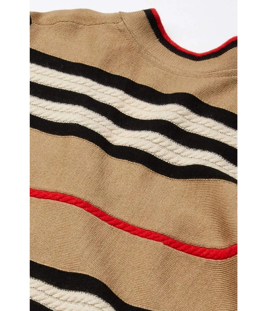 商品Burberry|Stripe and Cable Cardi (Little Kids/Big Kids),价格¥1534,第2张图片详细描述