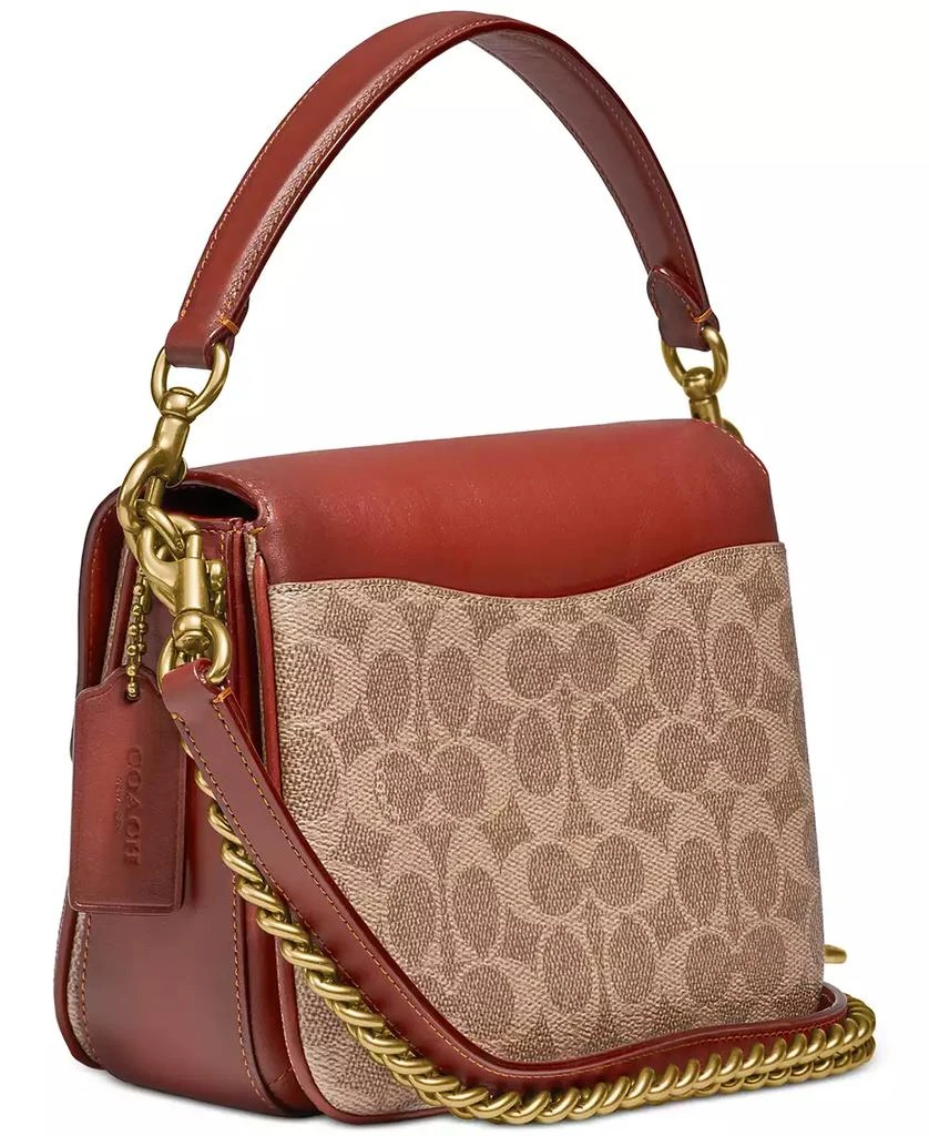 商品Coach|Cassie老花图层帆布手提斜挎包 邮差包,价格¥2185,第5张图片详细描述