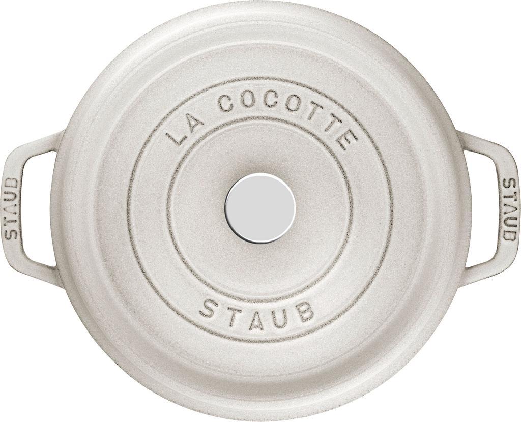 商品Staub|Staub Cast Iron 7-qt Round Cocotte,价格¥2978-¥3201,第4张图片详细描述