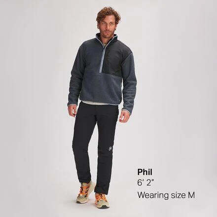商品Backcountry|GOAT Fleece 1/2-Zip Pullover Sweater - Men's,价格¥483,第2张图片详细描述