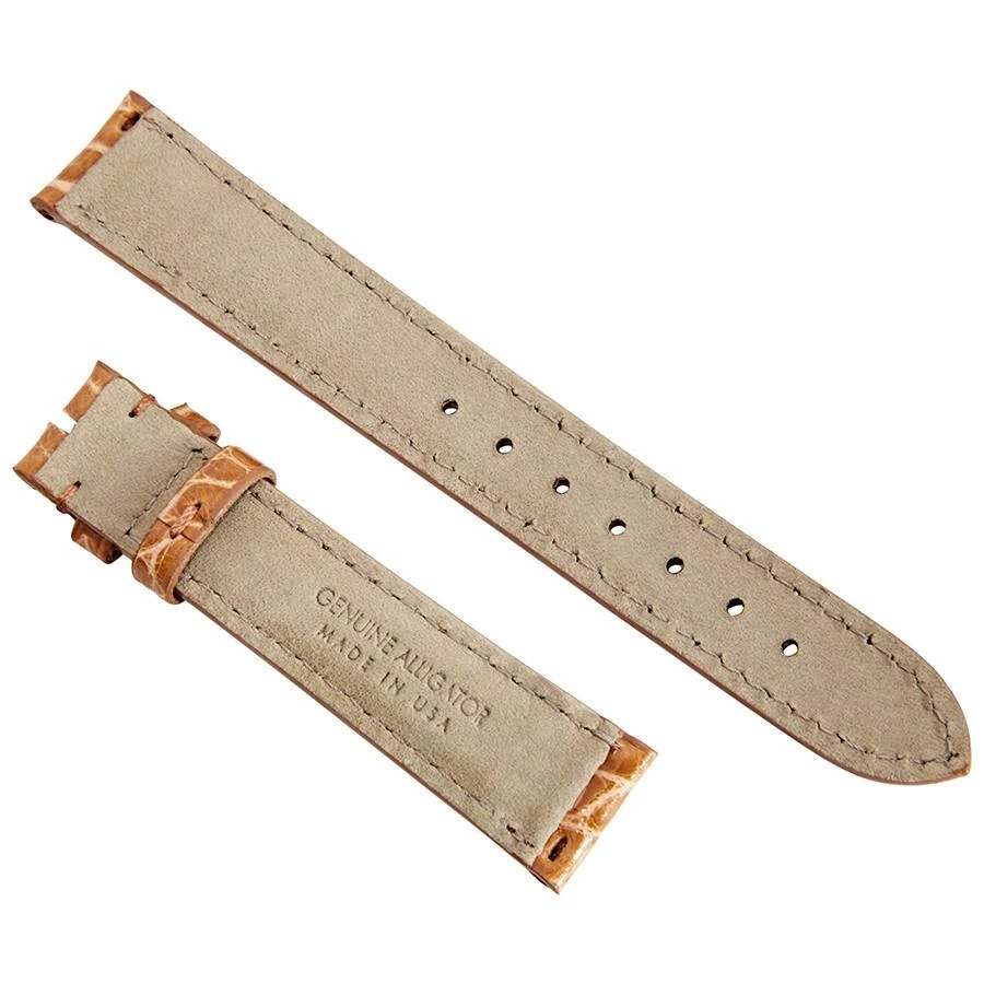 商品Hadley Roma|Orange 16 MM Alligator Leather Strap,价格¥372,第2张图片详细描述