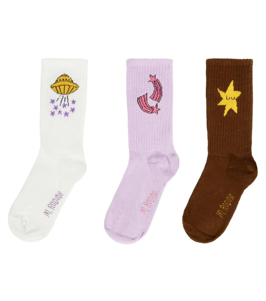 商品Mini Rodini|Shooting Star袜子三件套,价格¥140,第3张图片详细描述