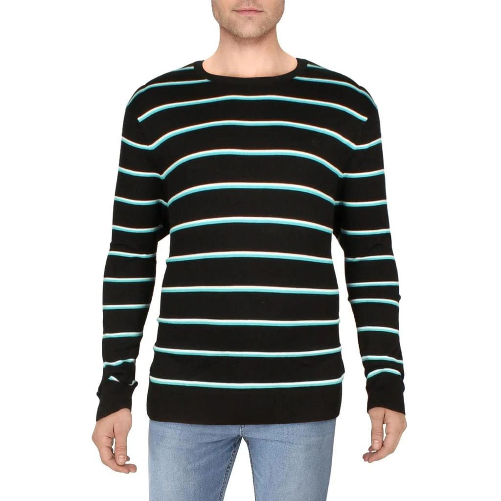商品Calvin Klein|Calvin Klein Mens Plus Supima Knit Cozy Pullover Sweater,价格¥292,第1张图片