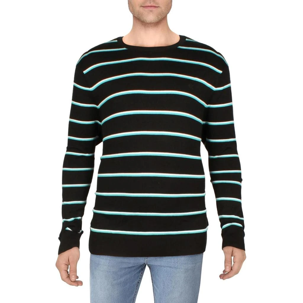 商品Calvin Klein|Calvin Klein Mens Plus Supima Knit Cozy Pullover Sweater,价格¥237,第1张图片