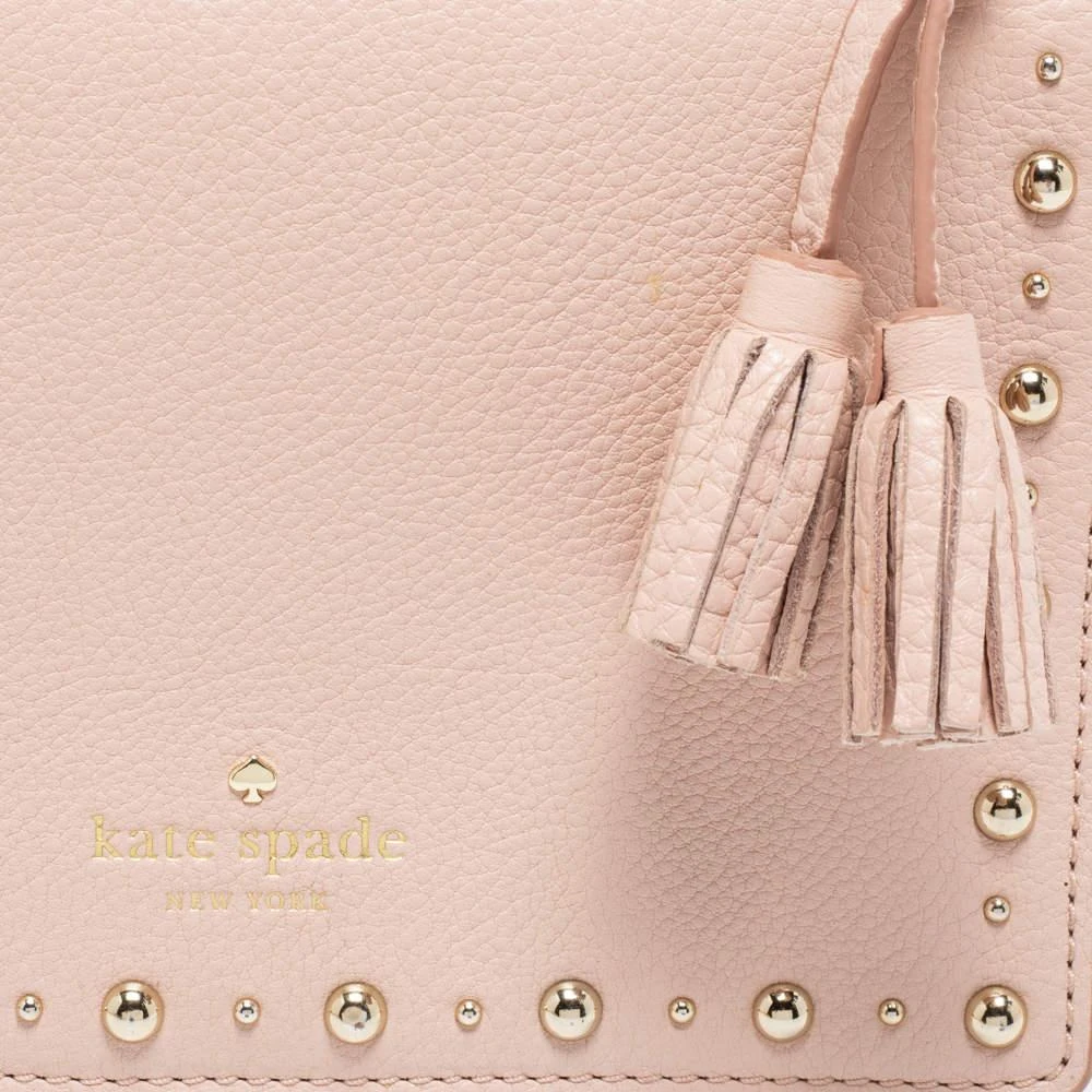 商品[二手商品] Kate Spade|Kate Spade Light Pink Leather Studded Flap Crossbody Bag,价格¥1311,第5张图片详细描述