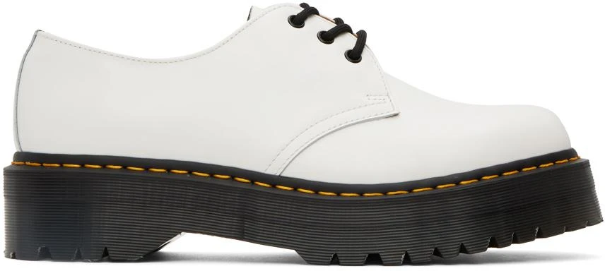 商品Dr. Martens|White 1461 Quad Oxfords,价格¥509,第1张图片