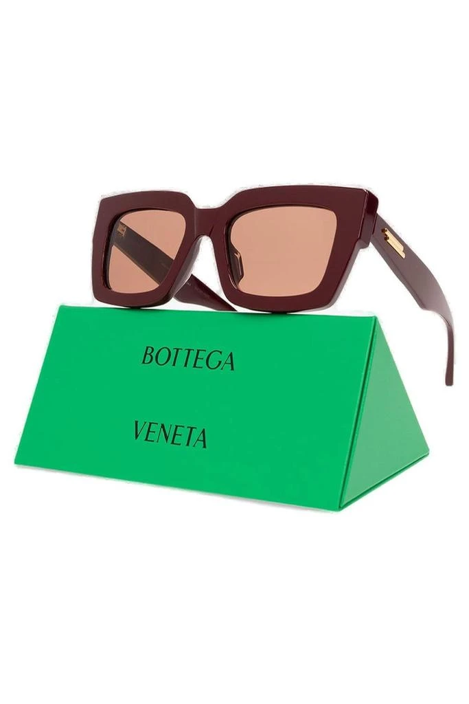商品Bottega Veneta|Bottega Veneta Eyewear Square Frame Classic Sunglasses,价格¥2067,第2张图片详细描述