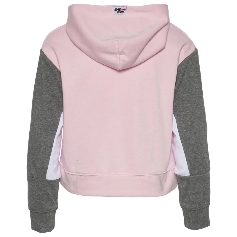 商品Jordan|Jordan Jumpman Cropped Hoodie - Girls' Grade School,价格¥152,第2张图片详细描述