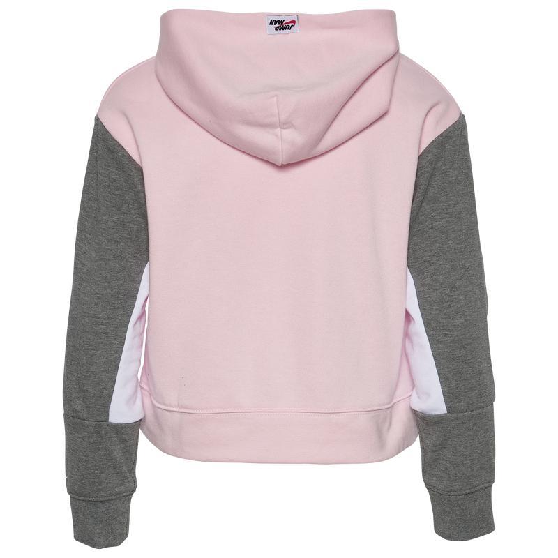 商品Jordan|Jordan Jumpman Cropped Hoodie - Girls' Grade School,价格¥147,第4张图片详细描述