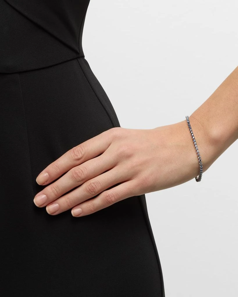 商品Lisa Nik|Rainbow 18K White Gold Ombré Blue Sapphire Tennis Bracelet,价格¥48964,第2张图片详细描述