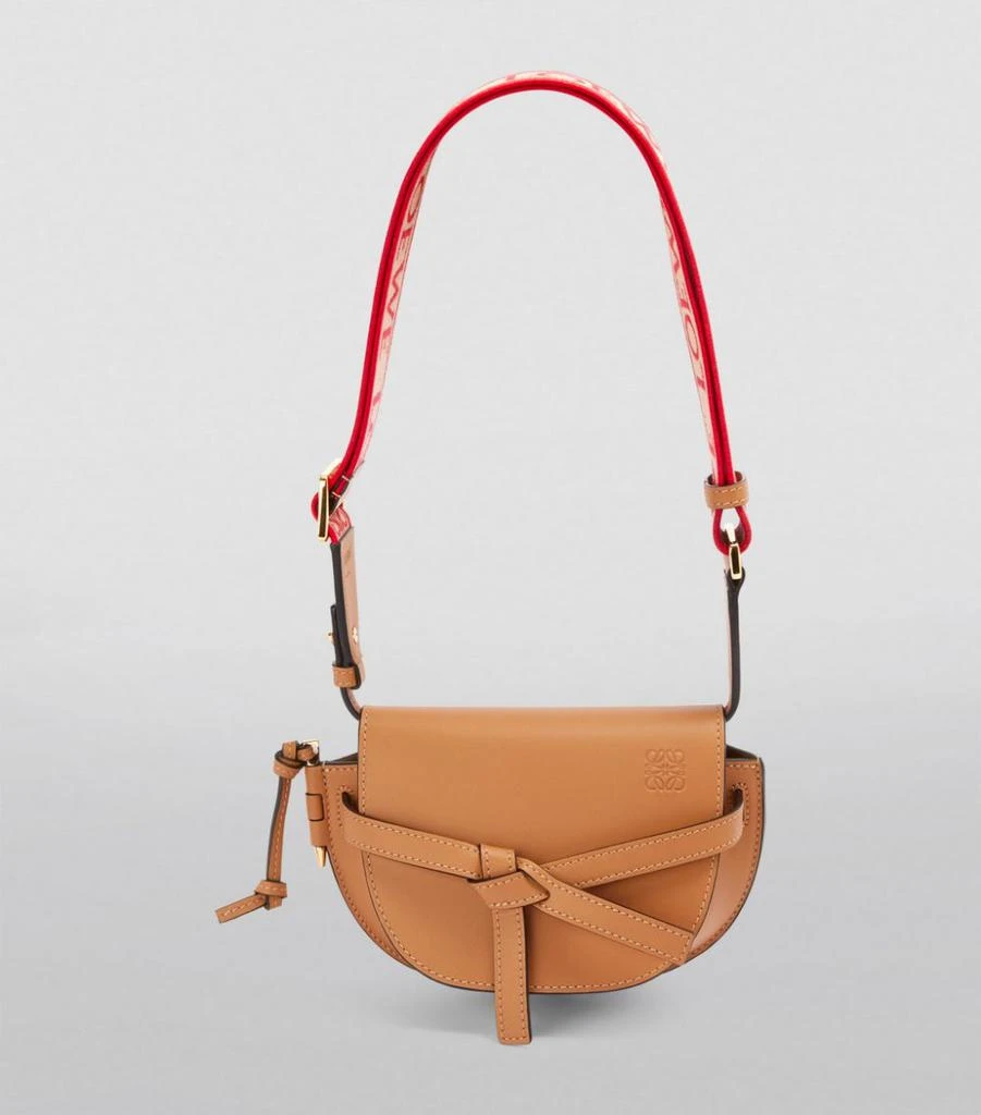 商品Loewe|Mini Leather Gate Dual Cross-Body Bag,价格¥13471,第4张图片详细描述