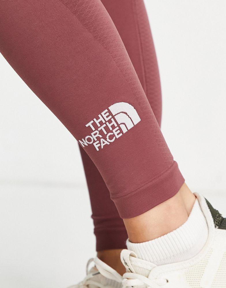 The North Face Training seamless high waist leggings in pink Exclusive at ASOS商品第4张图片规格展示