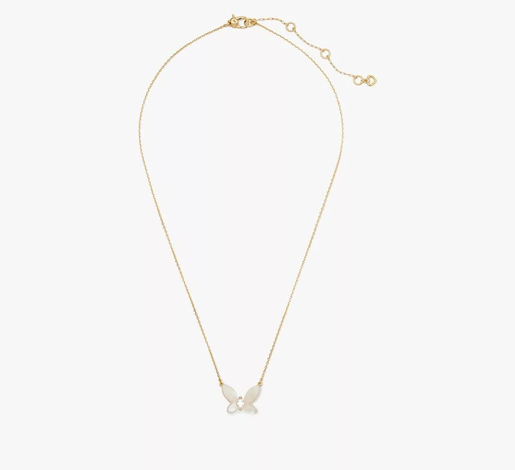 商品Kate Spade|Kate Spade - Women's Mother Of Pearl Butterfly Necklace,价格¥782,第2张图片详细描述
