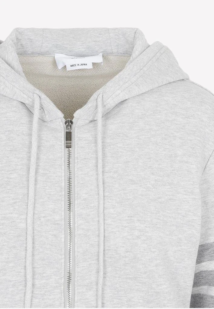 商品Thom Browne|4-Bar Stripe Zip-Up Hoodie,价格¥5537,第3张图片详细描述