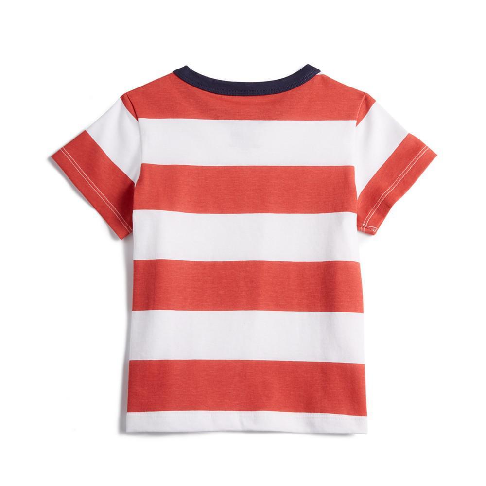 商品First Impressions|Baby Boys Rugby Stripe T-Shirt, Created for Macy's,价格¥28,第4张图片详细描述
