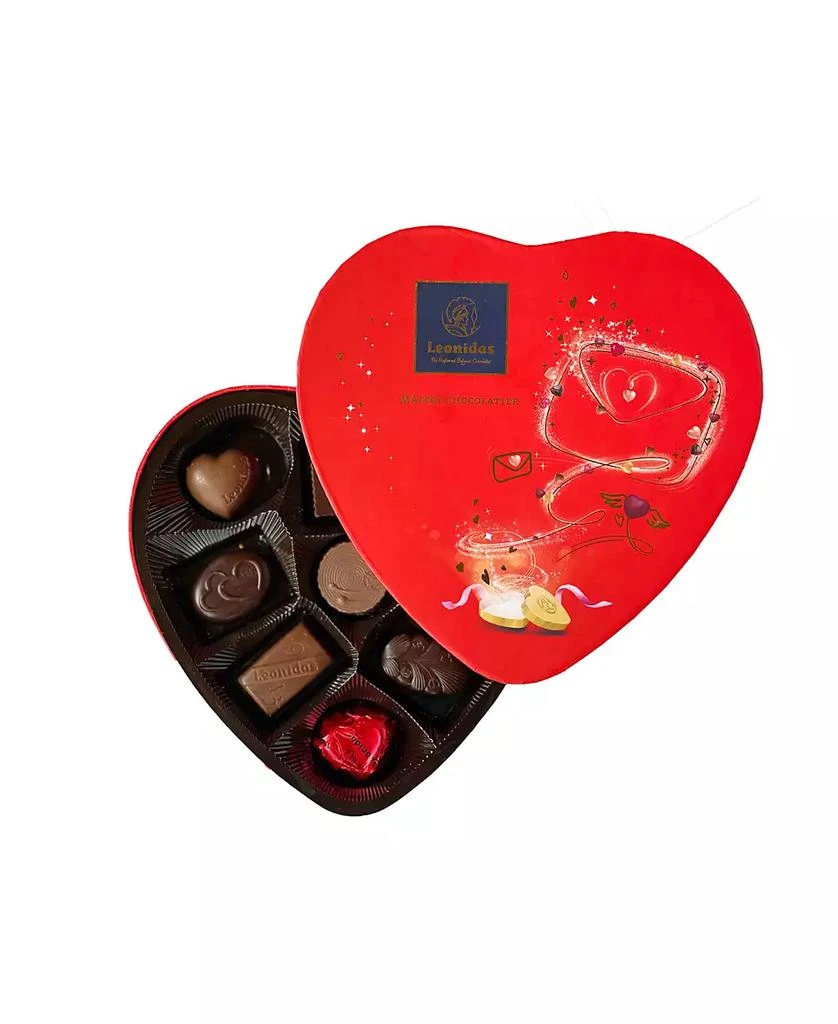 商品Leonidas|Cardboard Heart Gift Box Collection, 9 Pieces,价格¥241,第1张图片