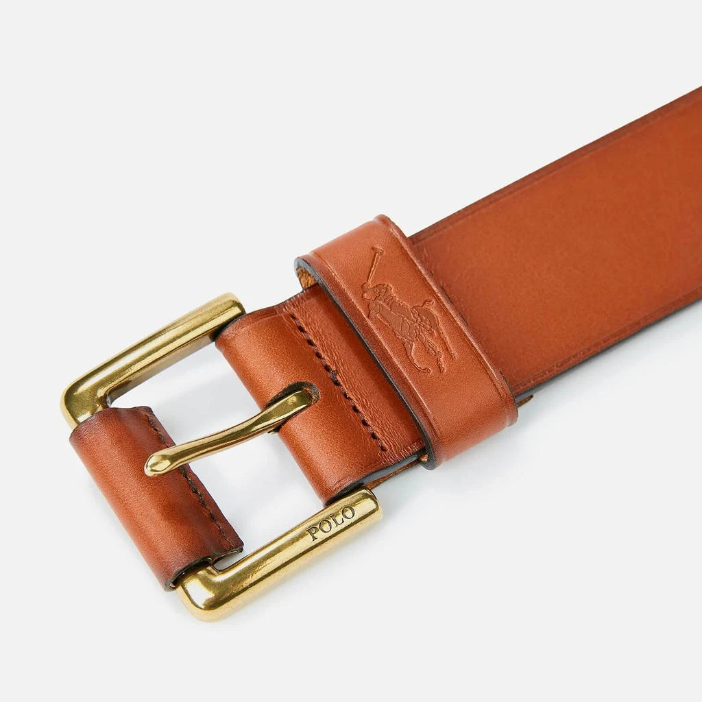 商品Ralph Lauren|Polo Ralph Lauren Men's Pony Keeper Belt - Tan,价格¥715,第3张图片详细描述