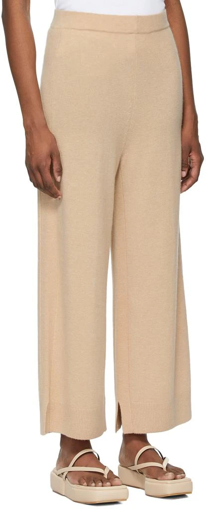 商品ROSETTA GETTY|Beige Cashmere Paneled Lounge Pants,价格¥2245,第2张图片详细描述
