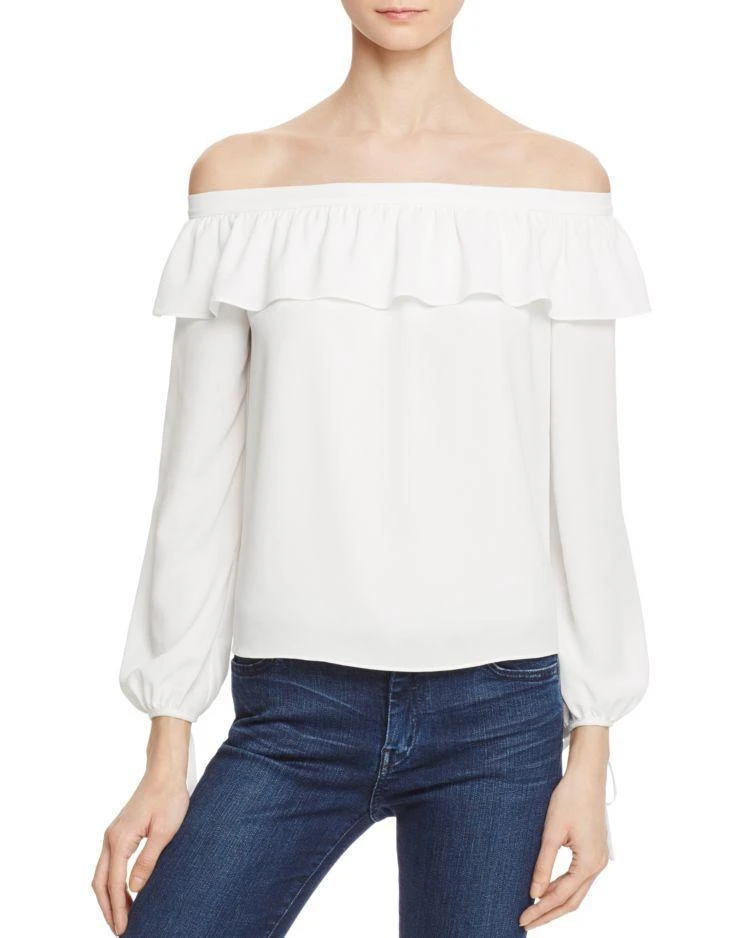 商品Cooper & Ella|Leticia Off-the-Shoulder Top,价格¥497,第1张图片