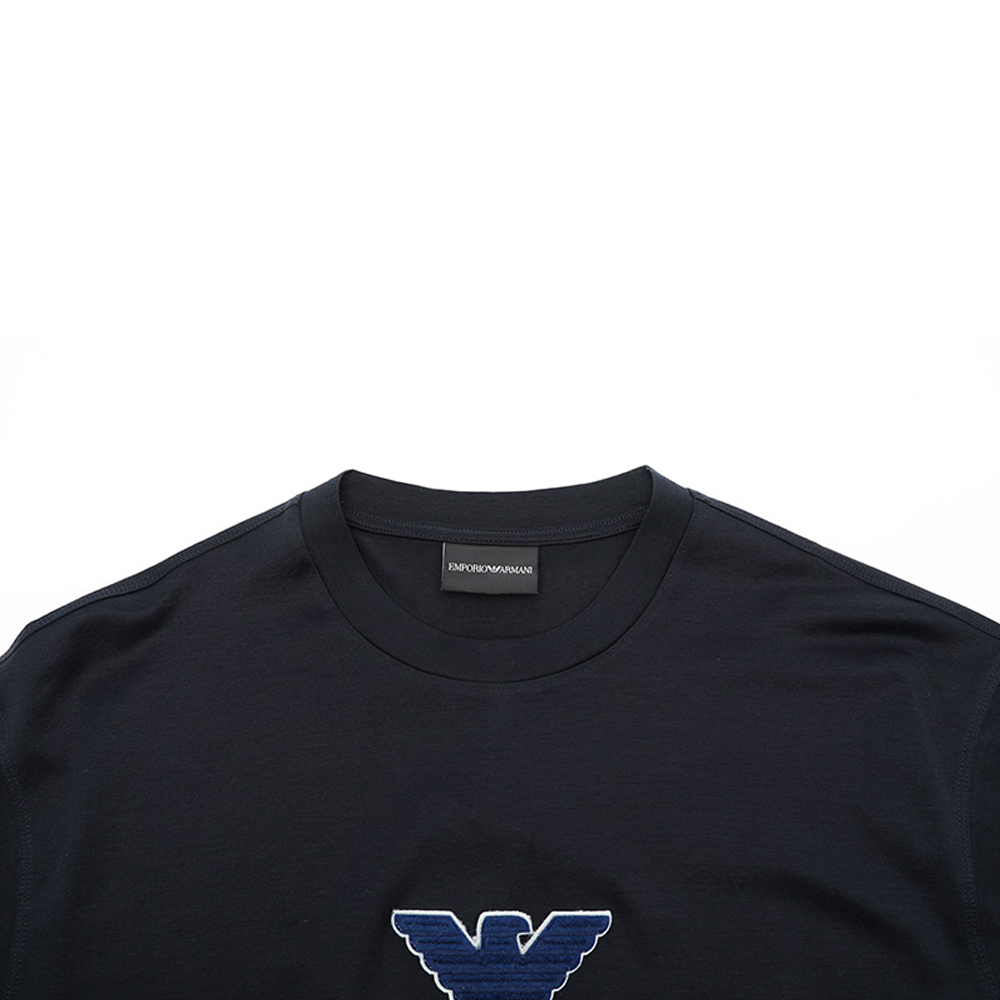 EMPORIO ARMANI 男深蓝短袖T恤 3L1TCD-1JUVZ-0920商品第3张图片规格展示