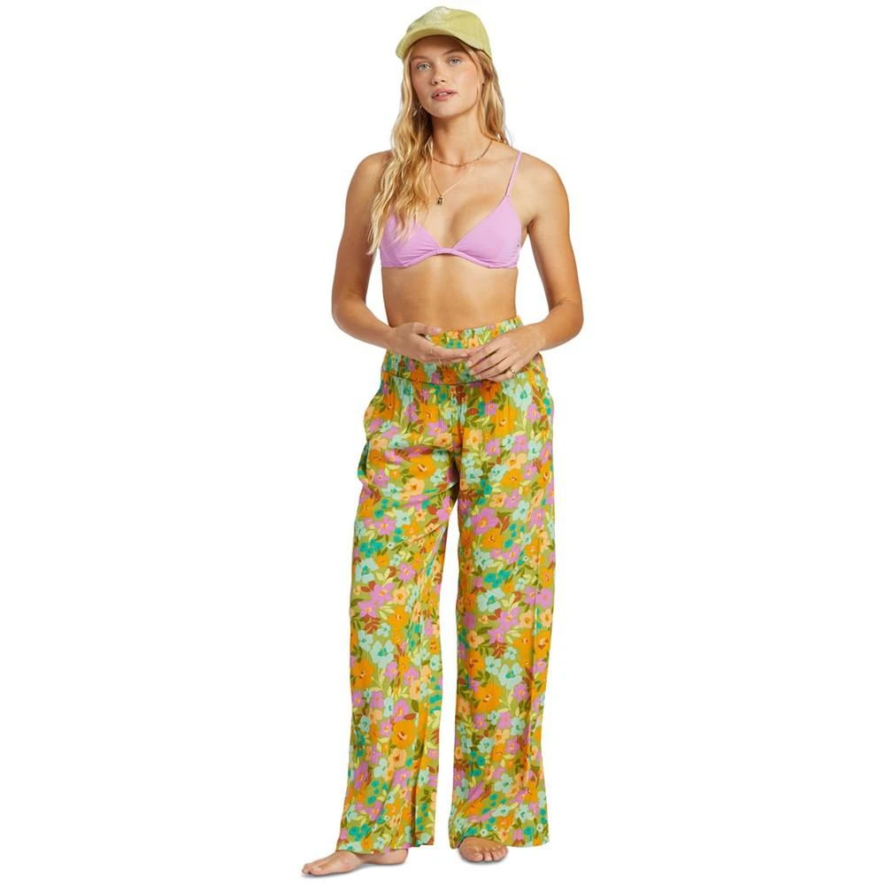 商品Billabong|Juniors' New Waves Printed Wide-Leg Pants,价格¥186,第1张图片