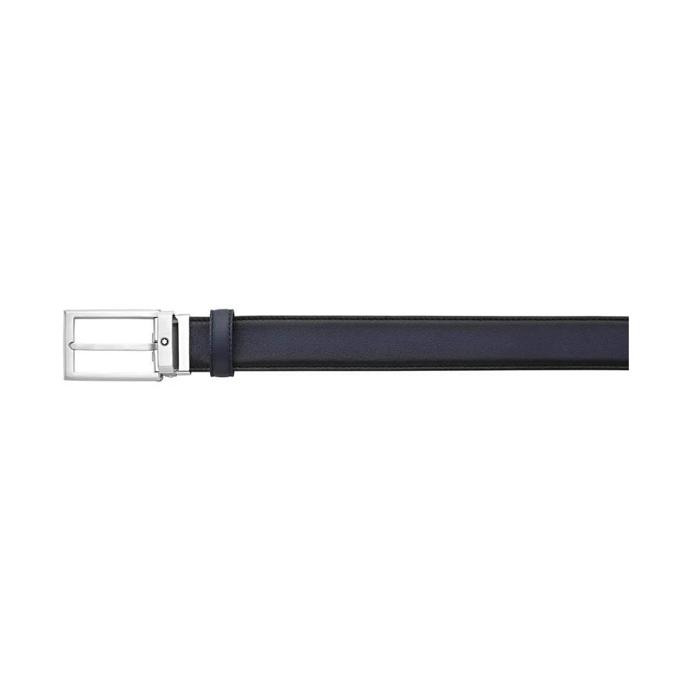 商品MontBlanc|Men's Adjustable Blue Leather Belt,价格¥3091,第1张图片