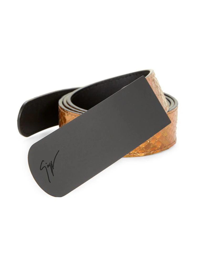 商品Giuseppe Zanotti|Lea Leather Belt,价格¥958,第1张图片